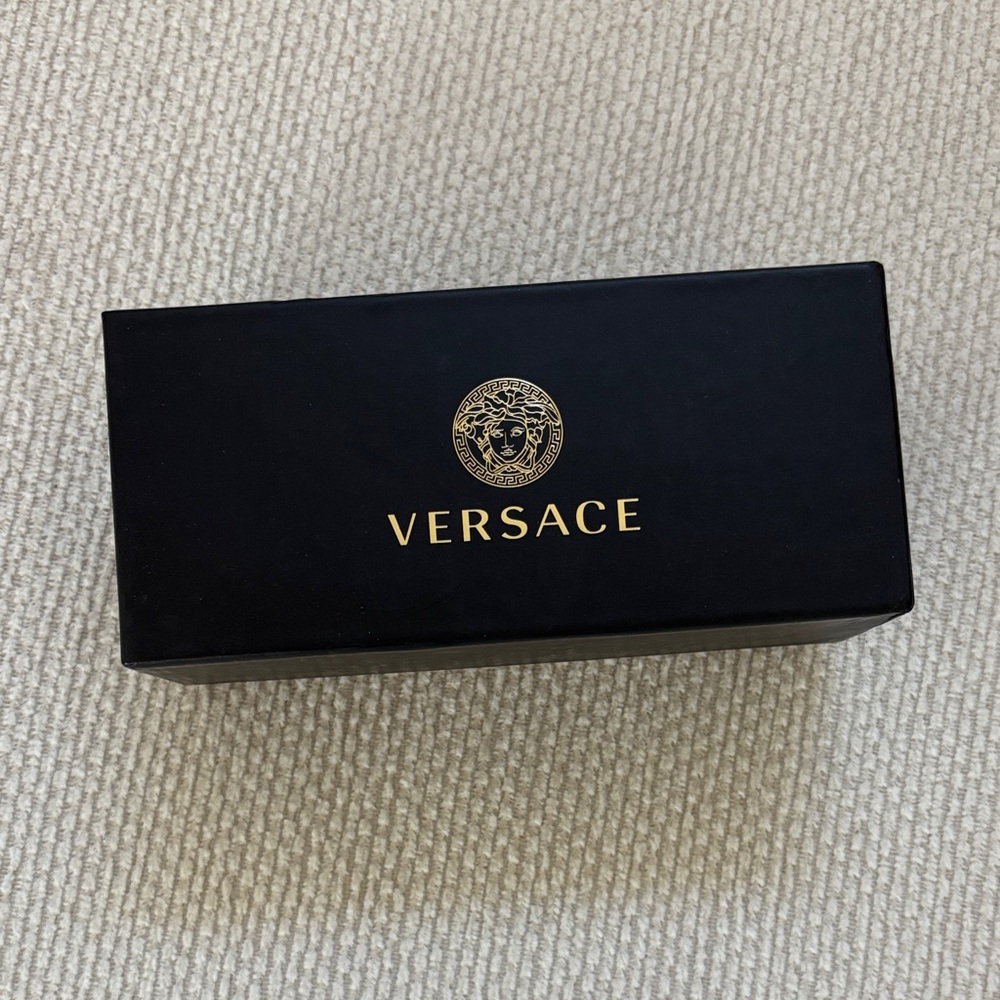 Versace Black sunglasses gift Box with Gold Emblem